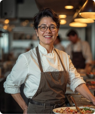 female chef