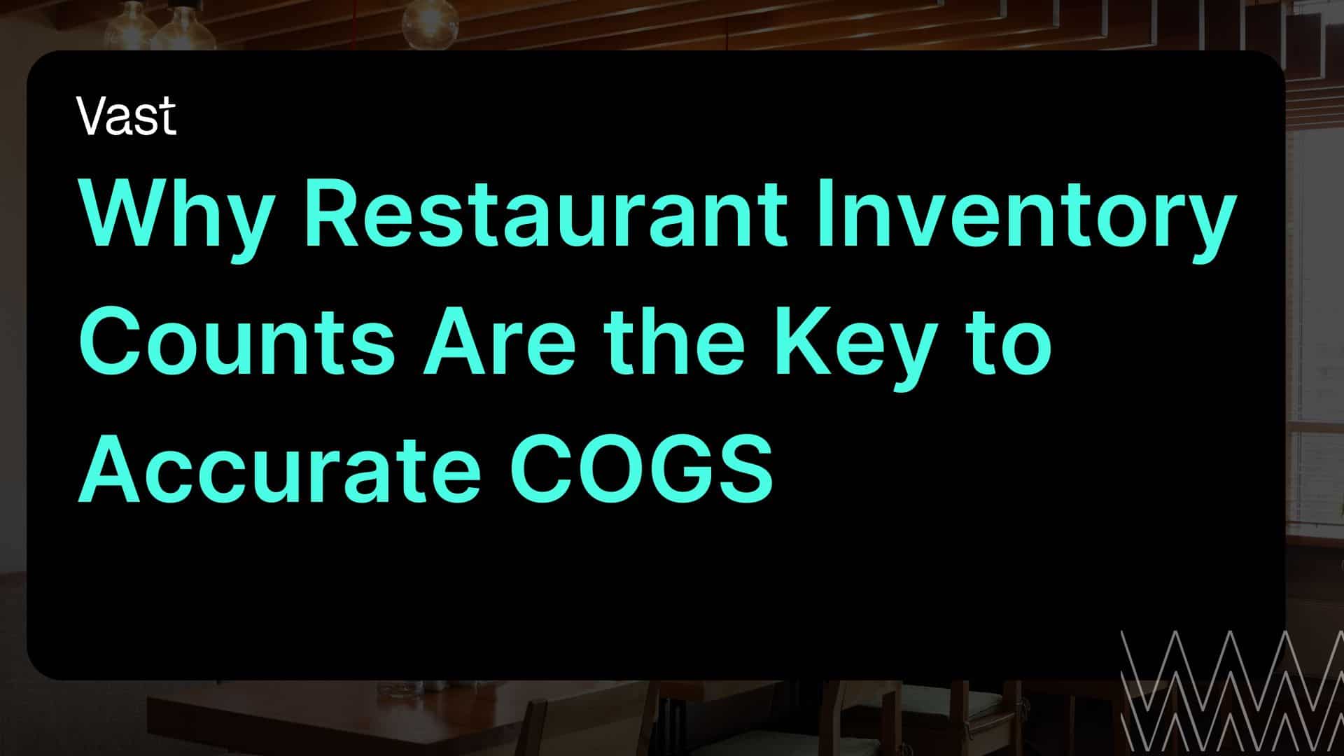 Restaurant Inventory Counts